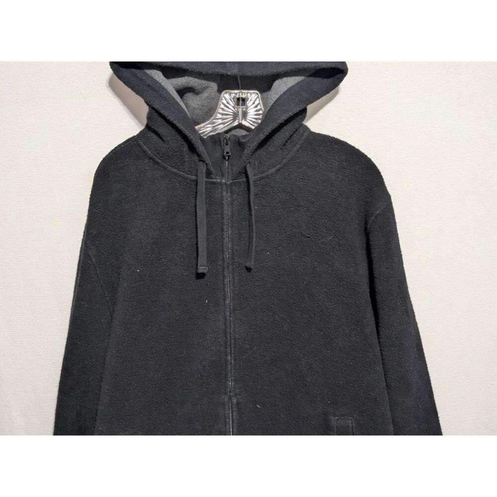 Roots Canada Full Zip Hooded Sweater Black Men's Size XL - Picture 4 of 13